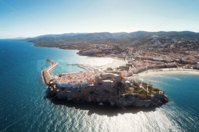 Peniscola Castle aerial view - Songquan Photography