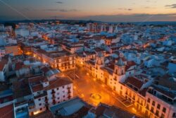 Ronda aerial view night - Songquan Photography