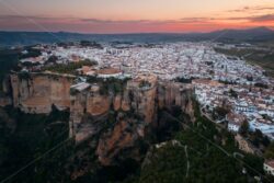 Ronda aerial view sunrise - Songquan Photography