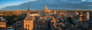 Segovia Cathedral aerial panorama view - Songquan Photography