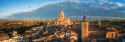 Segovia Cathedral aerial panorama view - Songquan Photography