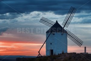 Windmill sunset - Songquan Photography