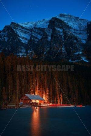 Lake Louise boat house - Songquan Photography