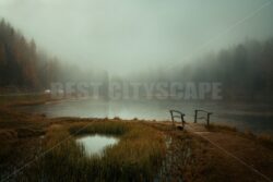 Dolomites fog lake - Songquan Photography