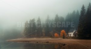 Dolomites fog lake - Songquan Photography