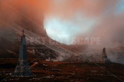 Dolomites fog monument - Songquan Photography