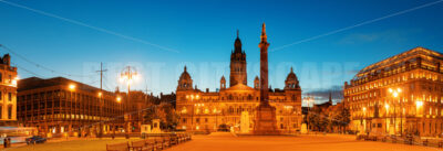 Glasgow City Council at night - Songquan Photography