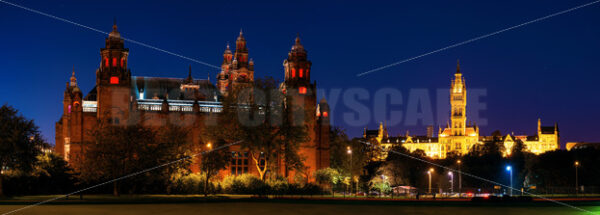 Glasgow University at night - Songquan Photography
