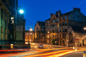 Glasgow University at night - Songquan Photography