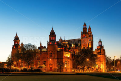 Glasgow University at night - Songquan Photography