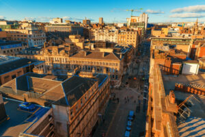 Glasgow rooftop view - Songquan Photography