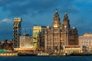 Liverpool Royal Liver Building at night - Songquan Photography