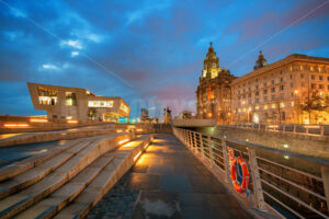Liverpool city center cityscape night - Songquan Photography