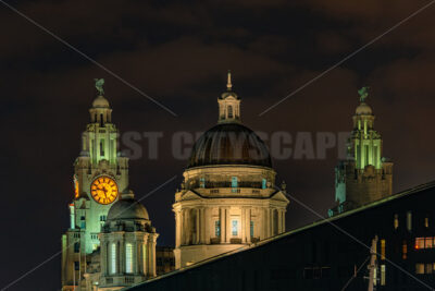 Liverpool city center cityscape night - Songquan Photography