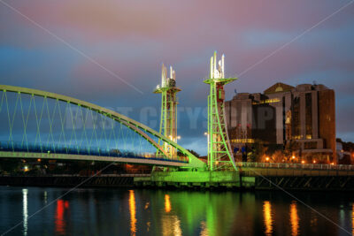 Manchester Salford Quays Millennium Footbridge - Songquan Photography