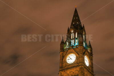 Manchester Town Hall clock tower - Songquan Photography