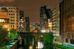 Manchester street view at night - Songquan Photography