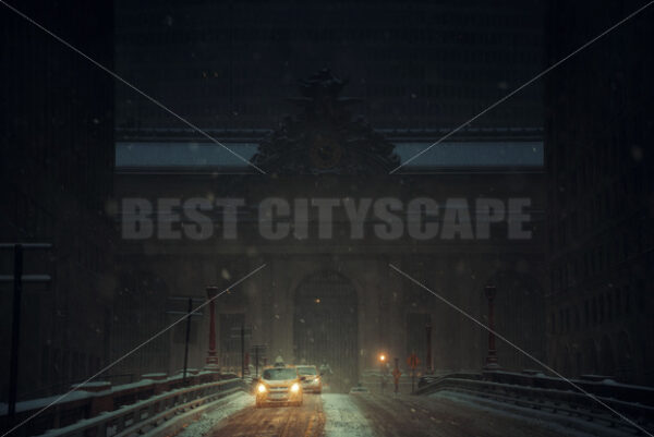 Grand Central Station in snow - Songquan Photography