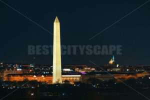 Washington monument night - Songquan Photography